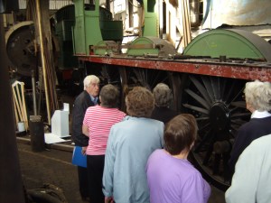The Aston History Group trip to the Didcot Railway Centre in August 2011.