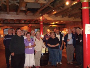 Aston History Group's visit to the Hook Norton Brewery July 2009.