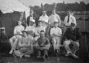 Aston's H.W. Staples Cricket eleven as played against Bampton taken in the year 1899.