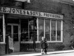 Jones new shop in The Square, Aston.