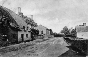 Historic photo of North Street, Aston House and Aston Chapel.