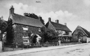 Old photo of The Cottage in Aston High Street.