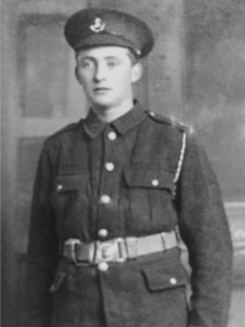 Private William Townsend a soldier from the parish, who died in the First World War.